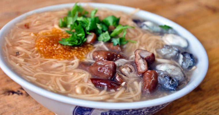 TAIPEI: 陳記大腸蚵仔麵線 Mee Sua & 海天香餃 Dumplings