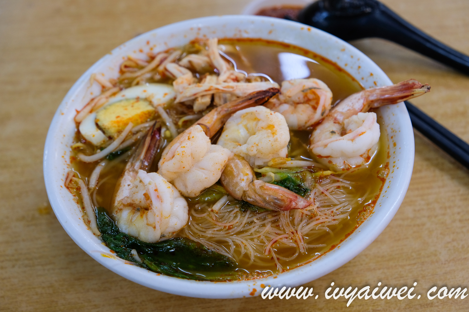 Prawn Mee @ Kedai Makanan dan Minuman Sing Woh, Kampung Cheras Baru